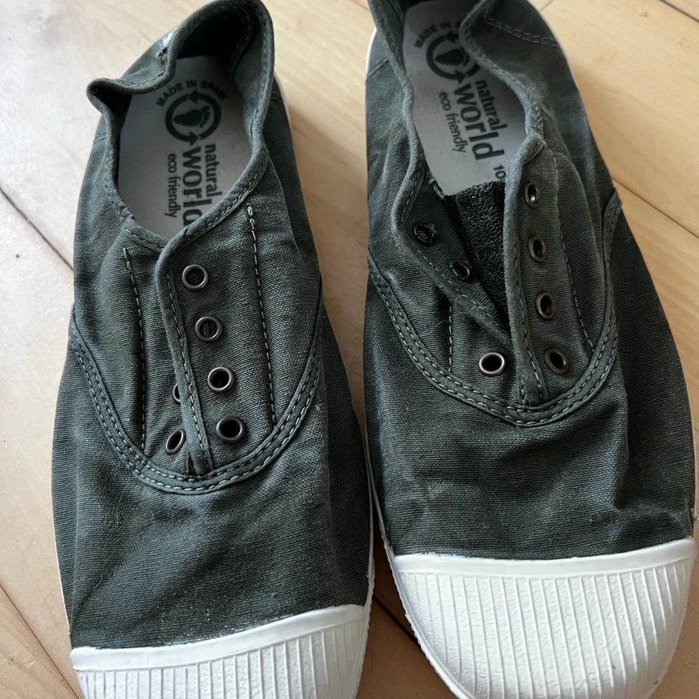 Natural World Organic Cotton Slip-On Shoes
